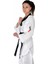 Fitilli Siyah Yaka Taekwondo Elbisesi 3