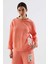 Işlemeli Kadın Sweatshirt Somon Y2254215_020 1