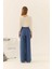 Geniş Paça Pantolon İndigo Y2312045_043 2
