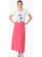 Bel Detaylı Uzun Etek Pembe Y1615009_038 6