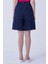 Cep Detaylı Denim Kadın Bermuda Lacivert Y2153905_015 2