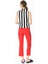 Kısa Ve Geniş Paça Pantolon Kırmızı Y9912012_006 5