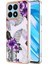 Honor X8A 4g Mermer Çiçek Deseni Imd Telefon Kılıfı Elektraplatma Tpu Bırak-Kötü Kapak (Yurt Dışından) 1