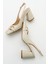 Forlev Ekru Bej Cilt Kadın Topuklu Ayakkabı 5