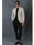 Kevın Spor Erkek Blazer Ceket Slim Fit Bej 2