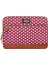 13-14 inch Burgundy Polka Dot Macbook- Laptop Çantası 1