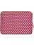 13-14 inch Burgundy Polka Dot Macbook- Laptop Çantası 4