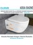 Aqua Bagno Cloud Asma Klozet 54 cm , Entegre Bataryalı Soğuk Su Girişli, Beyaz ,kapak Dahil-2 Parça 2