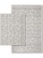 Stol Doğal Pamuklu 2'li Banyo Kilim Seti 60X100+50X60 cm - Gri 1