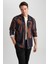 Regular Fit Desenli Pamuklu Uzun Kollu Gömlek Z8153AZ23SP 4