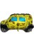 Sarı Jeep Folyo Balon 1