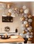 Krom Gold Gri Beyaz Balon Zinciri 100 Adet 1