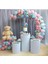 Cinsiyet Belirleme Konsept Balon Pembe Mavi Balon Zincir 100 Adet Balon 1