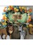Safari Konsept 100 Adet Safari Metalik ve Baskılı Balon ve Balon Zinciri 1