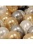 30 Adet Metalik Sedefli Gold-Gümüş Gri-Beyaz Balon, Helyumla Uçan 2