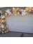 Pastel Balon Krom Gold Balon ve Zinciri 1