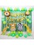 Safari Balon Konsept Happy Bırthday Balon 4 Adet Safari Folyo Balon 1