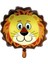 Safari Balon Konsept Happy Bırthday Balon 4 Adet Safari Folyo Balon 2