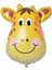 Safari Balon Konsept Happy Bırthday Balon 4 Adet Safari Folyo Balon 3