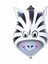 Safari Balon Konsept Happy Bırthday Balon 4 Adet Safari Folyo Balon 4