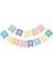 Macaron Hologram Happy Birthday Banner 1