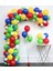 Pastel Karışık Renkli Balon Konsept Balon Zincir 1