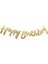 Gold Happy Birthday Kaligrafi Banner 1