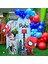 60 Adet Balon ve Balon Zinciri Kırmızı Mavi Lacivert Balon Örümcek Adam Balon Konsept 1