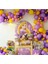 Rapunzel Mor Lila Pembe Sarı Gold 100 Adet Balon ve Balon Zincir 1
