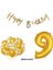 Happy Bırthday Doğum Günü Parti Set Gold Yaş Balon Şeffaf Gold Metalik Lateks Balon Set Parti Set 2
