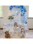 Baby Shower Konsept Balon ve Balon Zinciri Mavi Lacivert Metalik 1