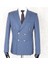 Yazlık Kruvaze -Yarım Astar- Metal Düğme Slimfit Drop 6 Ceket-Mavi 1
