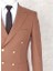 Yazlık Kruvaze -Yarım Astar- Metal Düğme Slimfit Drop 6 Ceket-Mercan Rengi 2