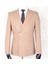 Yazlık Kruvaze -Yarım Astar- Metal Düğme Slimfit Drop 6 Ceket- Açık Somon Rengi 1