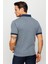 Erkek Polo Yaka Cepli Jakarlı Tshirt Füme 4
