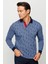 Erkek Polo Yaka Yelken Desenli Sweatshirt Lacivert 3