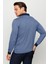 Erkek Polo Yaka Yelken Desenli Sweatshirt Lacivert 4
