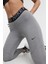 Pro Tight Fit Full Toparlayıcı Tam Boy Gri Kadın Spor Taytı 5