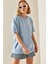 Bebe Mavisi Oversize Basic T-Shirt 3YXK1-47087-55 4