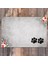 Vinil Kaymaz Tabanlı Keçe Baskılı Evcil Hayvan Pet Mama Paspası 30x45 2