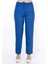 Kadın Beli Lastikli Aerobin Pantolon Mavi 4
