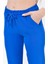 Kadın Beli Lastikli Aerobin Pantolon Saks 4
