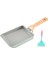 Omelet Pan Sopa Uzun Ahşap Tapı Tencere Pişirme Tavası Pişirme Aracı Yeşil Spatula (Yurt Dışından) 3