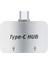 Type C To USB 3.0 2 Port Hub 3.1 Çevirici Dönüştürücü Çoklayıcı Çoğaltıcı 3