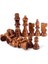 Ahşap Satranç Taşları No:45 Battal 12CM 2