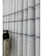 Taç Aplik Örme Kullanıma Hazır 1/2 Seyrek Pile Tül Perde Tek Kanat - Gri 130 x 240 cm 4