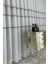 Taç Aplik Örme Kullanıma Hazır 1/3 Sık Pile Tül Perde Tek Kanat - Gri 100 x 260 cm 3