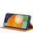 Samsung Galaxy A14 5g Cowhide Doku Stand Telefon Kılıfı Pu Deri Manyetik Auto-Emilmiş Folio Flip Cüzdan Kapağı (Yurt Dışından) 3
