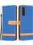 Samsung Galaxy A34 5g Renkli Bir Ekleme Kot Ceza Doku Flip Folio Cover Pu Leathstand Cüzdan Telefon Kılıfı Kayış (Yurt Dışından) 1