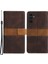 Samsung Galaxy A14 5g Telefon Stand Kapağı Izgara Deri Birleştirme Deri Manyetik Flip Cüzdan Telefon Kılıfı Kayış (Yurt Dışından) 2